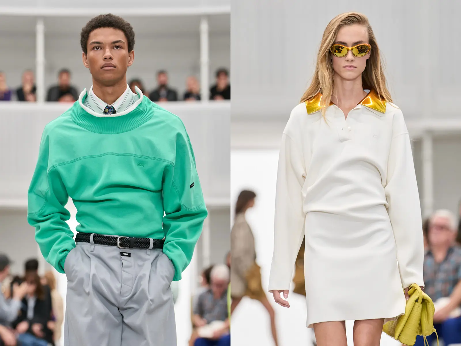 Loewe Redefines Neckline Geometry at Paris Fashion Week