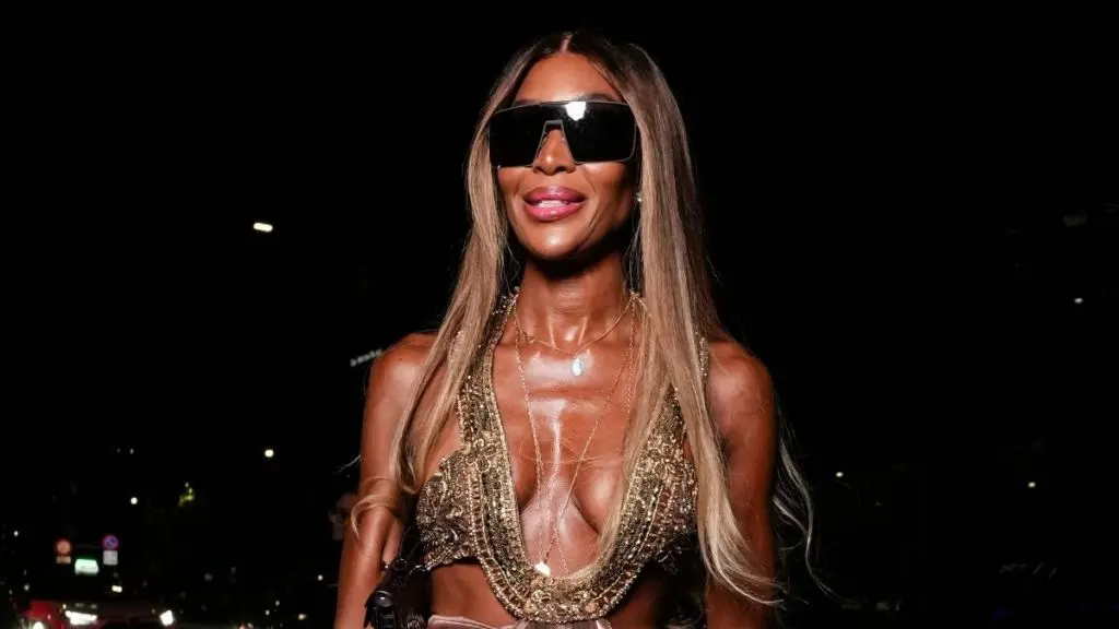 Naomi Campbell Stuns Milan Fashion Week in Rahul Mishra’s Cutout Dress
