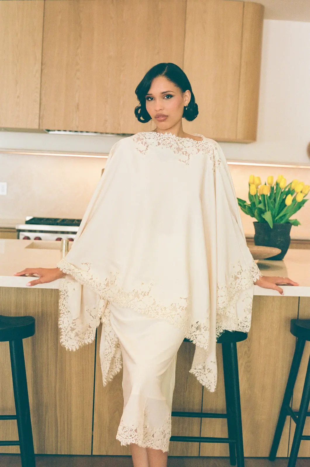Nara Smith Merges Haute Couture with Homemade Cooking