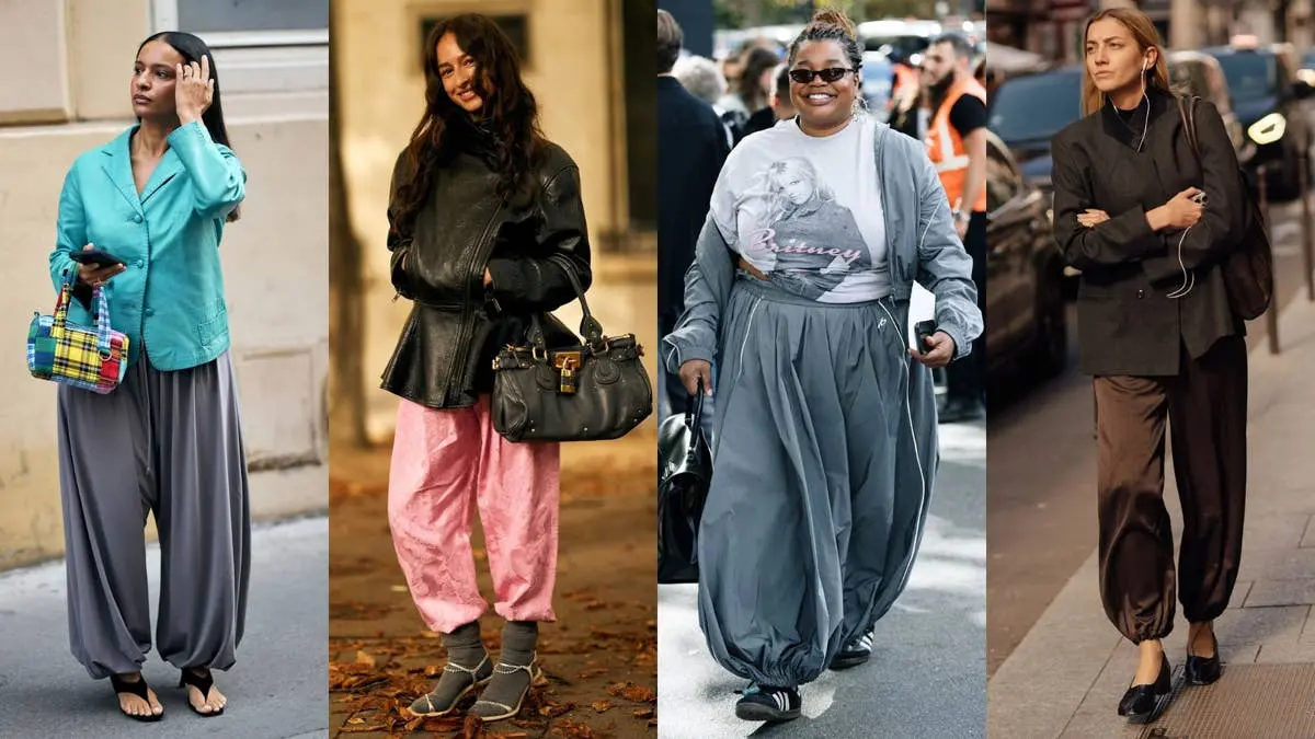 The Rise of Voluminous Balloon Pants in Paris