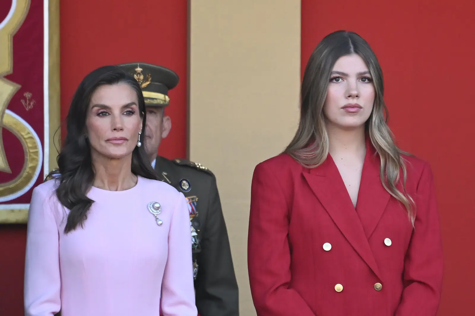 Princess Sofia Rewears Bold Red Pant Suit for Spain's National Day 2026