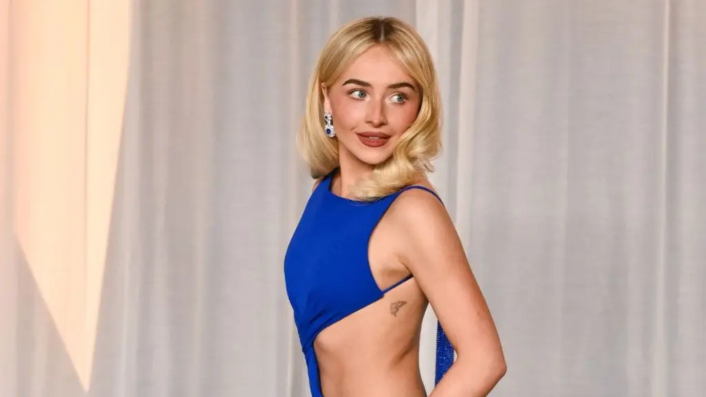 Sabrina Carpenter Stuns in Backless Armani at Gala