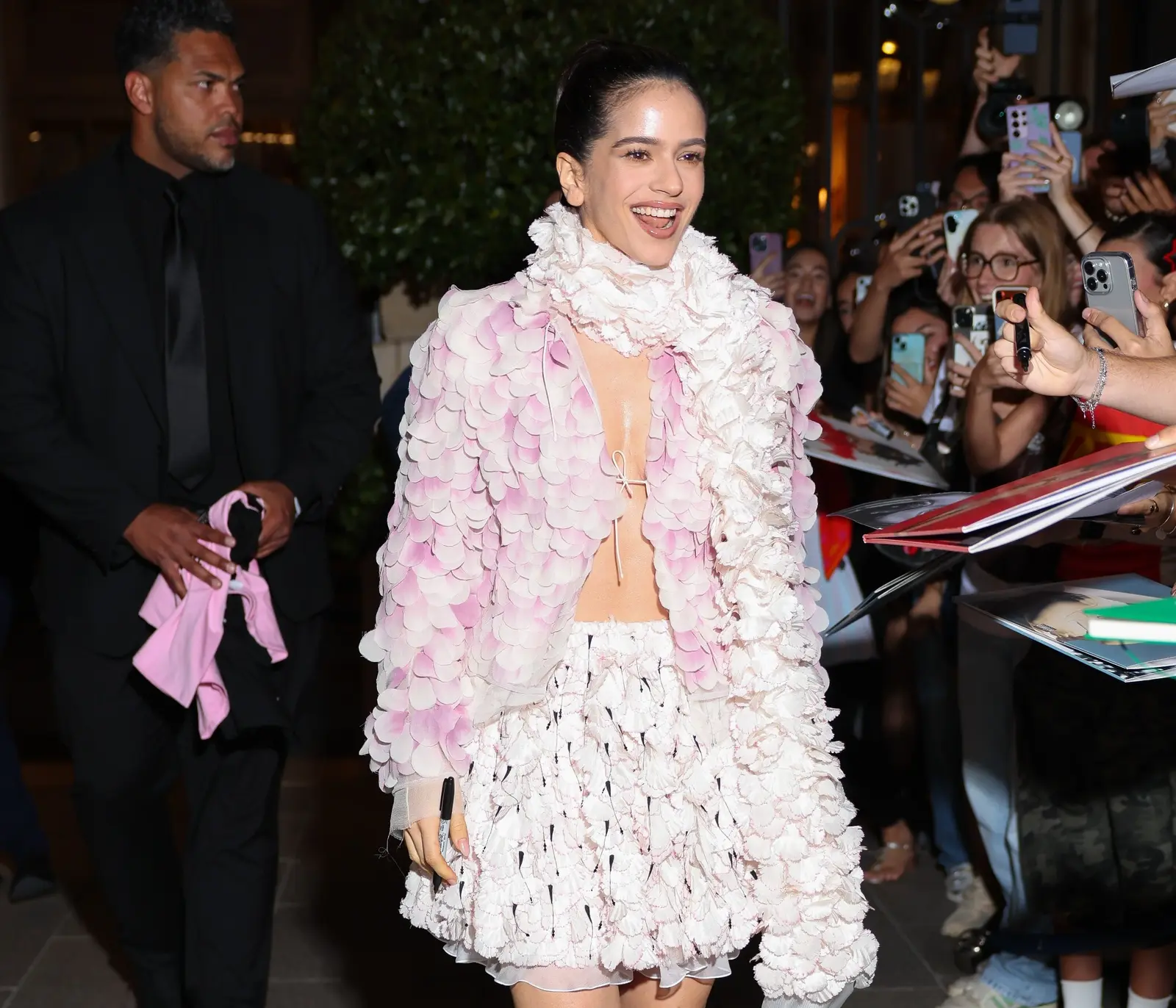 The Best Celebrity Looks At Paris Fashion Week, From Hailey Bieber To Rosalía