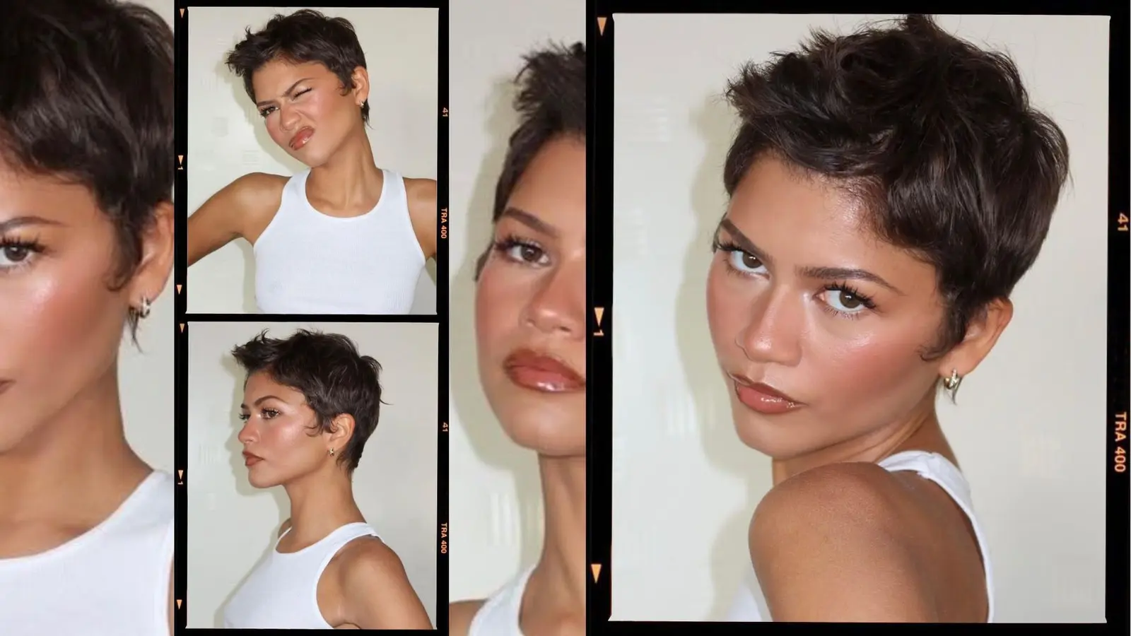 Zendaya Closes Paris Fashion Week With Bold New Pixie Cut